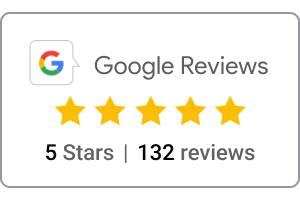Google Reviews 5 Stars Badge - Zneimer & Zneimer, P.C.